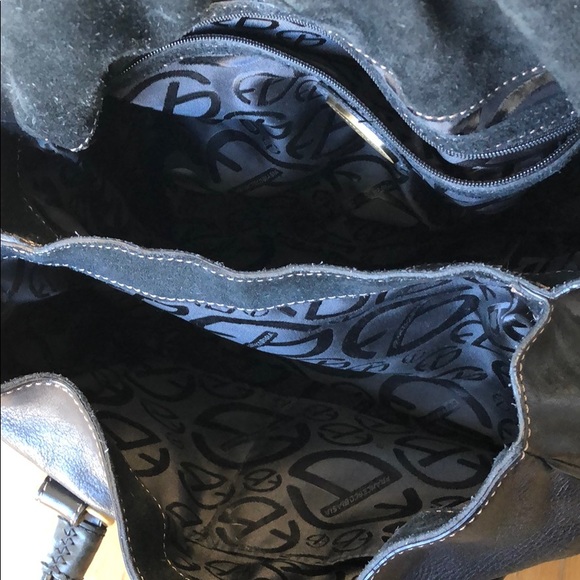 Francesco Biasia Black leather bag. - Picture 6 of 8